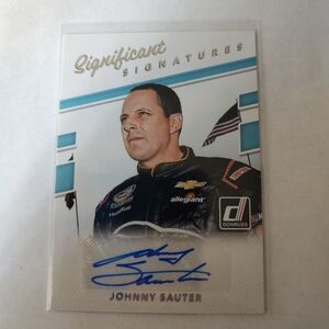 Johnny Sauter 2018 Donruss Significant Signatures Card Autograph NASCAR Racing